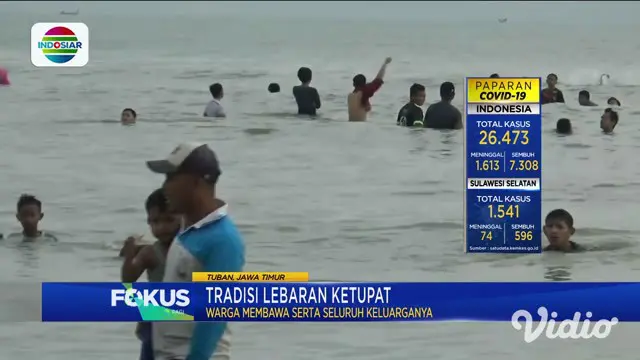 Tradisi dus-dusan atau mandi bersama di laut, warga Desa Gesikharjo, Kecamatan Palang, Kabupaten Tuban, digelar satu pekan setelah Idul Fitri atau jatuh pada hari Minggu kemarin. Kegiatan yang diikuti oleh seluruh warga desa ini, untuk merayakan leba...