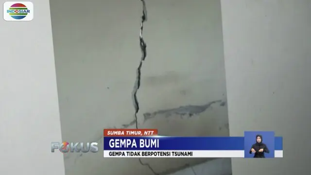 Sumba Timur, Nusa Tenggara Timur (NTT) diguncang gempa 6,3 SR pada Selasa (2/10) siang. Namun tidak ada potensi tsunami.