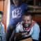 Saif Abukeshek, aktivis Palestina-Spanyol dan anggota komite pengarah Global Sumud Flotilla (kiri), bersama Thiago Avila, aktivis asal Brasil yang juga anggota komite tersebut, berada di atas kapal Greenpeace Arctic Sunrise yang bergabung dengan armada menuju Gaza di Laut Mediterania pada 18 April 2026. (Dok. Max Cavallari/Greenpeace via AP)