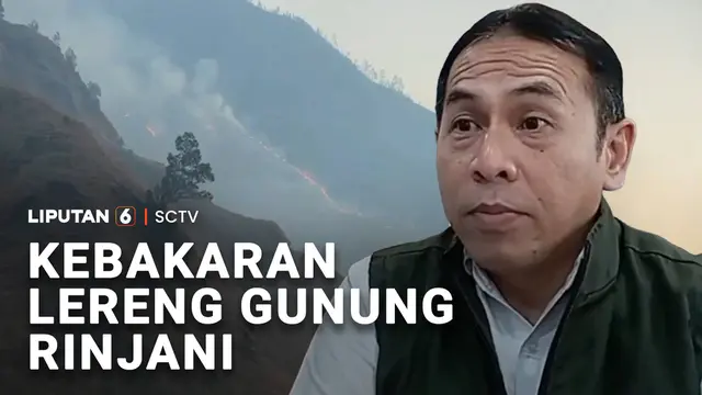 Kebakaran Lereng Gunung Rinjani