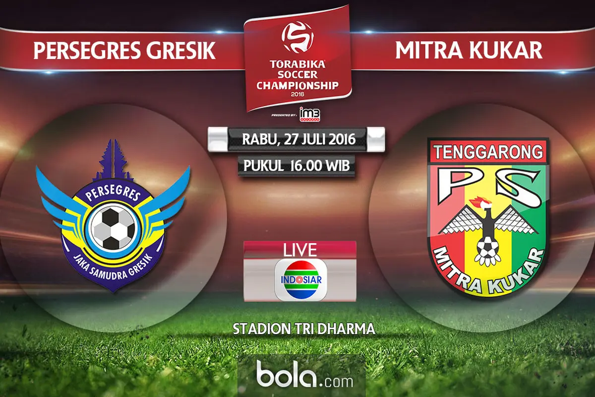 Persegres Gresik Vs Mitra Kukar (Bola.com/Adreanus Titus)