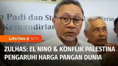 Menteri Perdagangan, Zulkifli Hasan menyatakan tingginya harga beras dan sejumlah bahan pokok di pasaran sebagai dampak El Nino dan konflik di Timur Tengah.