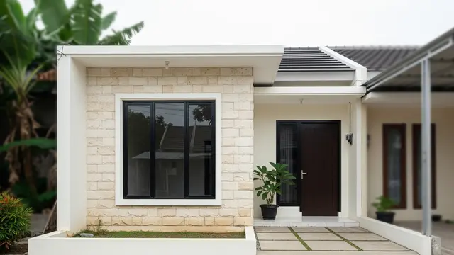 Model Batu Alam Depan Rumah Minimalis Model Batu Palimanan