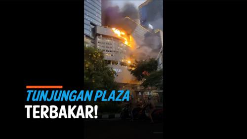 VIDEO: Kebakaran Tunjungan Plaza Surabaya, Api Berkobar Hebat!