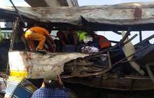 Kemudi bus kecelakaan di Palikanci pakai karet mesin giling padi