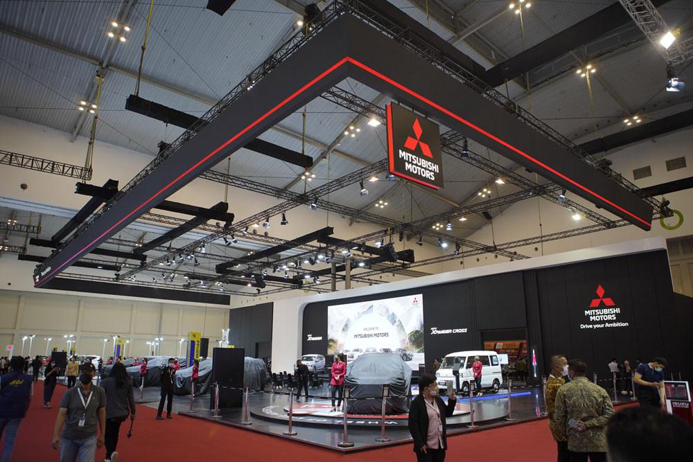 Booth Mitsubishi Motors di GIIAS 2021 (MMKSI)