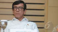 Menteri Hukum dan HAM Yasonna Laoly (Liputan6.com/Herman Zakharia)