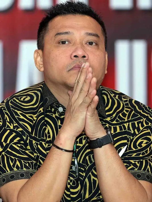 Ahmad Dhani resmi menjadi bakal Calon Wakil Bupati menemani Sadudin untuk Kabupaten Bekasi. Sebagai orang yang telah lama berteman, Anang memiliki pesan khusus pada sahabatnya yang mencalonkan jadi orang nomor dua di Bekasi. (Deki Prayoga/Bintang.com)