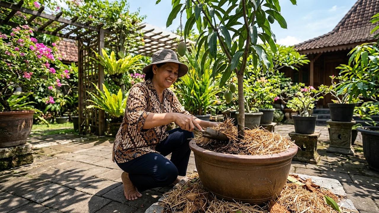 6 Cara Menjaga Akar Tabulampot Tetap Sejuk Saat Musim Kemarau, Sehat Optimal Setiap Saat