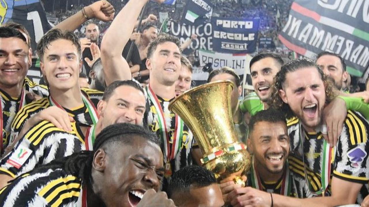 Kemenangan tipis tersebut mampu mengantarkan Juventus menjuarai Coppa Italia 2024.&nbsp;Foto: FILIPPO MONTEFORTE/AFP