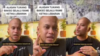 Viral Penyebab Tukang Bakso Selalu Ramai Ketika Lebaran Idul Fitri. Jadi Makanan yang Dicari Usai Makan Opor Ayam dan Kawan-Kawannya. (Sumber: TikTok/esha.mahendra)