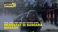 Sebuah video yang diklaim rombongan tentara China mendarat di Bandara Sam Ratulangi, Manado, Sulawesi Utara beredar di media sosial. Video tersebut disebarkan salah satu akun Facebook pada 10 Agustus 2023.