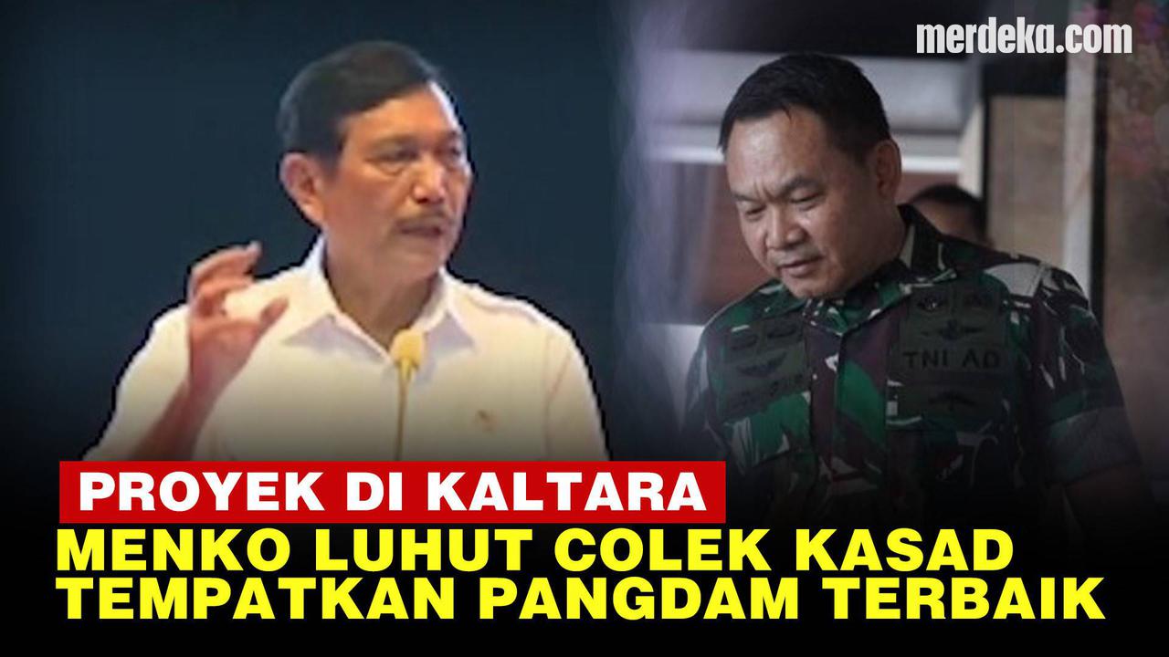 VIDEO: Menko Luhut Minta Kasad Dudung Taruh Pangdam Terbaik Kawal Megaproyek