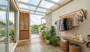 7 Desain Ruang Jemur dengan Ventilasi Silang agar Pakaian Tidak Bau Apek
