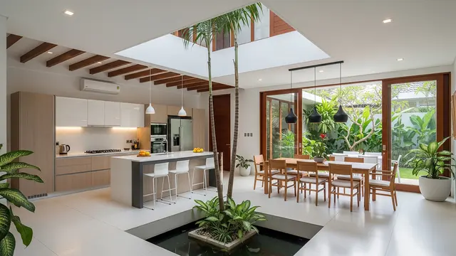 Model Rumah dengan Void Kecil untuk Sirkulasi Udara Optimal/Gemini AI