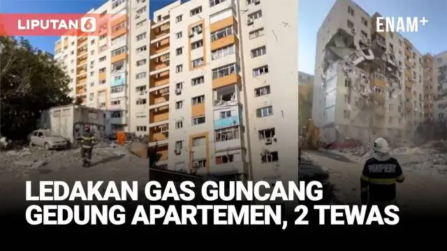 Ledakan Gas Guncang Gedung Apartemen di Bukarest, Romania