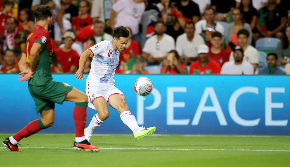 Meski tanpa bintang mereka Cristiano Ronaldo, Portugal tetap tampil luar biasa. (AP Photo/Joao Matos)