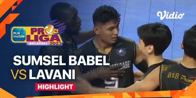 VIDEO: Highlights Laga Seru PLN Mobile Proliga 2023, Palembang Bank Sumsel Babel Vs Jakarta LavAni Allo Bank