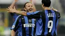 <p>Setelah menghabiskan enam tahun di Lazio, Mihajlovic kemudian pindah ke Inter Milan. Ia juga sukses mempersembahkan banyak gelar bergengsi untuk Nerazzurri, termasuk juara Liga Italia, Coppa Italia, dan Supercoppa Italiana. (AFP/Paco Serinelli)</p>