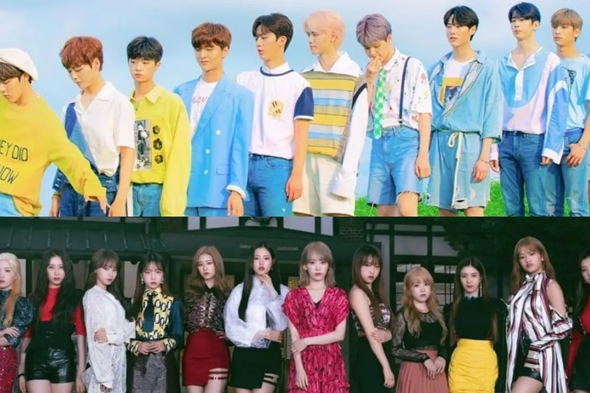 X1 dan Iz*One (Soompi)