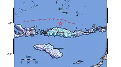Gempa Magnitudo 5,2 Kembali Guncang NTT