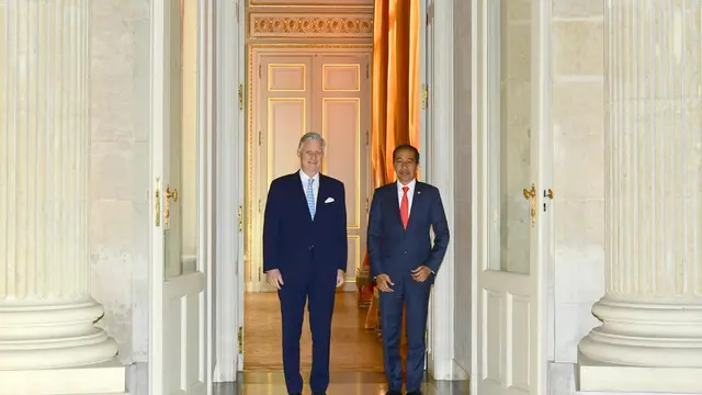 Presiden Joko Widodo atau Jokowi melakukan pertemuan dengan Raja Belgia Philippe Leopold Louis Marie, Rabu (14/12/2022).