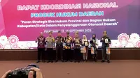 Direktorat Jenderal Otonomi Daerah Kementerian Dalam Negeri (Kemendagri) melaksanakan Rakornas Produk Hukum Daerah di Pekanbaru, Riau, 14 September 2023 (Istimewa)