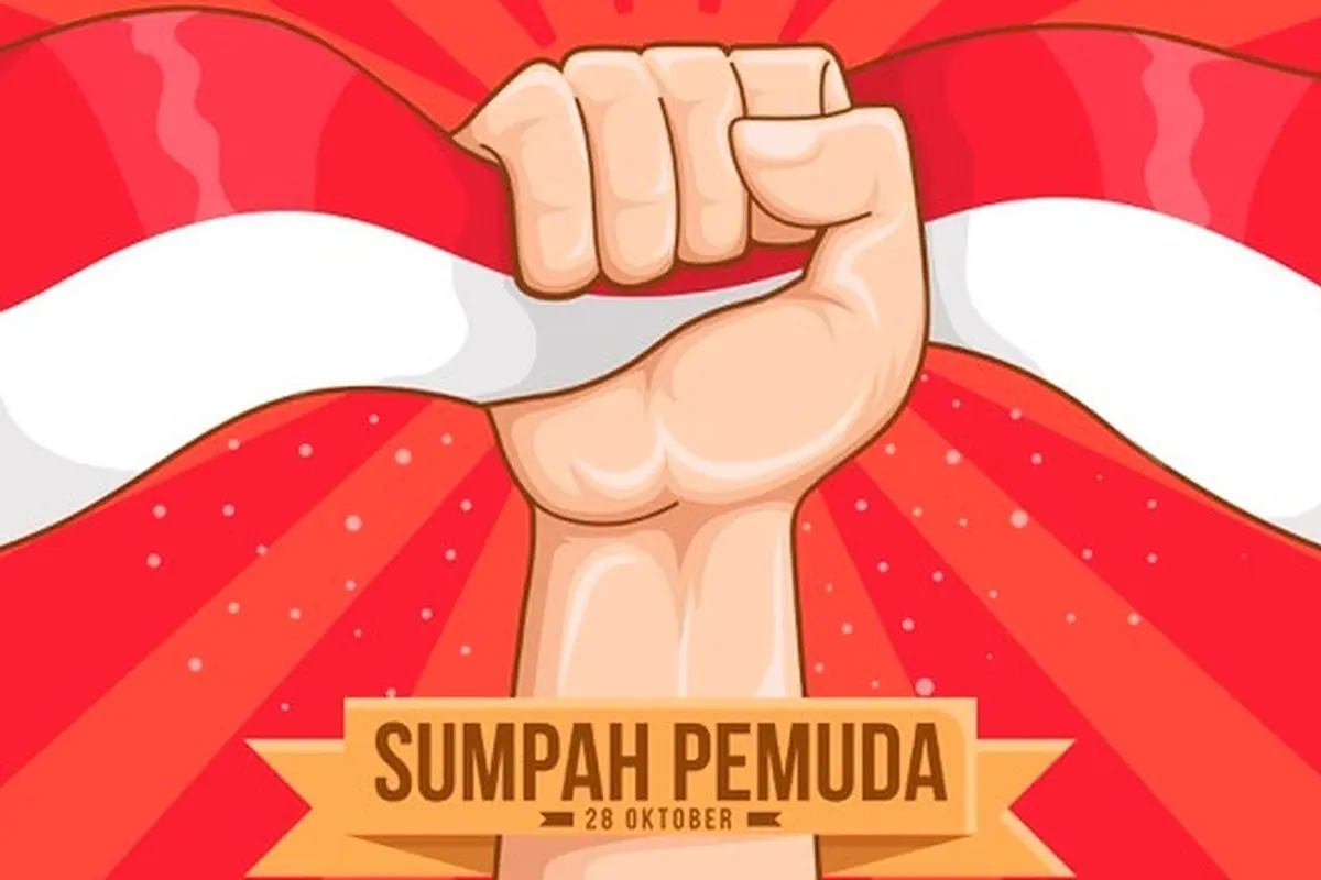 Ilustrasi Hari Sumpah Pemuda, 28 Oktober