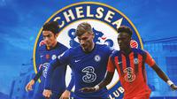 Chelsea - Paulo Dybala, Timo Werner, Tammy Abraham (Bola.com/Adreanus Titus)