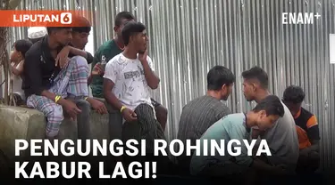 Kabur Lagi, Pengungsi Rohingya Melarikan Diri dari Kamp Lhokseumawe Capai 30 Orang