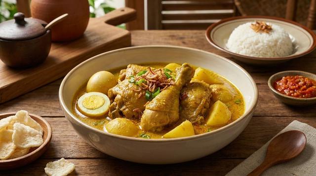 1. Resep Opor Ayam Kuning Gurih Tradisional