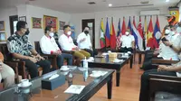 LPDUK Kemenpora bertemu Ketua KONI Pusat, Letjen. TNI (Purn) Marciano Norman (istimewa)