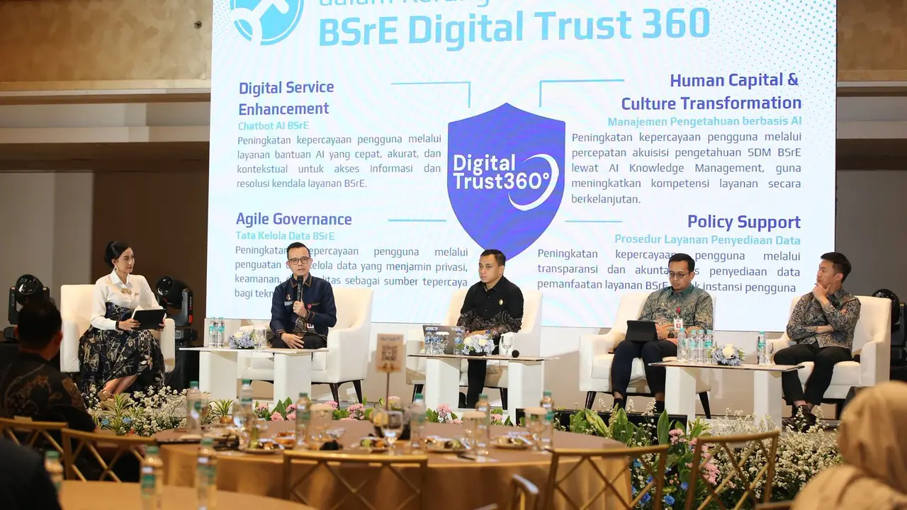 BSrE BSSN gelar forum tahunan BeTalk 2025 bertema 'Build with AI, Protect with Information Security'.