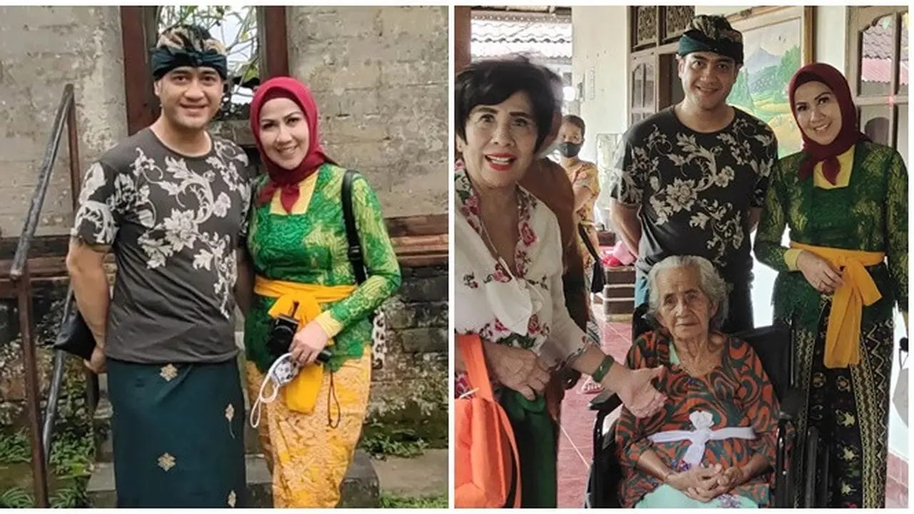 6 Potret Ferry Irawan Bertemu Keluarga Besar Venna Melinda di Bali, Minta Doa Restu