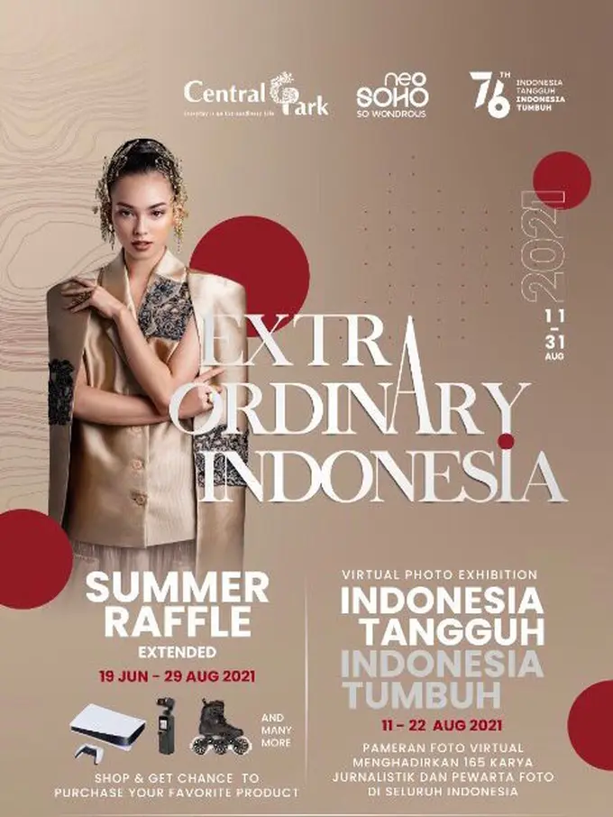 Rayakan Kemerdekaan Indonesia dengan Program Extraordinary Indonesia, Central Park dan Neo Soho Mall Beri Suguhan Istimewa.