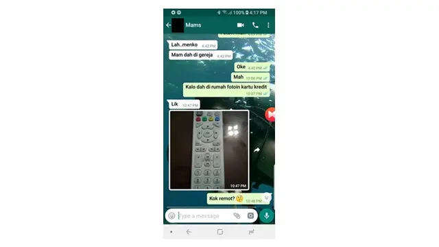 Chat Kocak Orang Tua dan Anak Saat Kirim Foto Ini Bikin Kangen Rumah