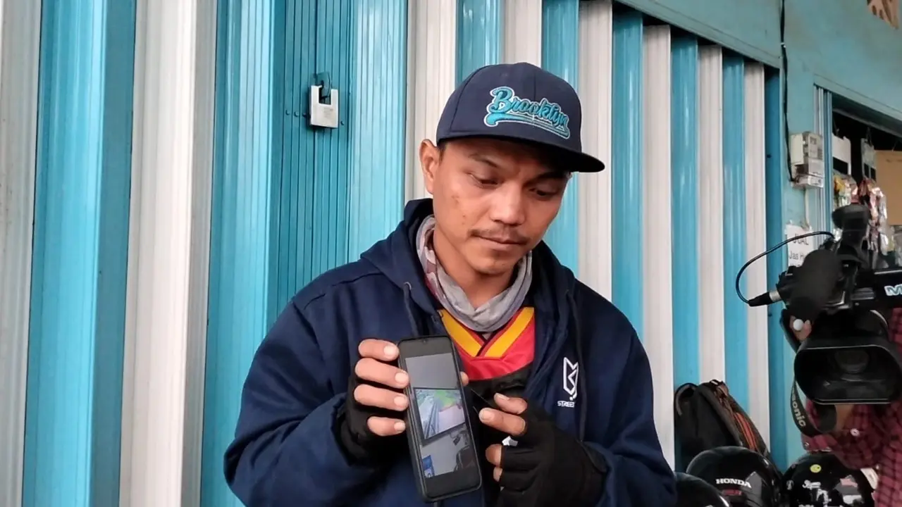 Cuma 3 Menit Ditinggalkan, Kurir di Palembang Kehilangan Sepeda Motor dan Paket Seharga Belasan Juta
