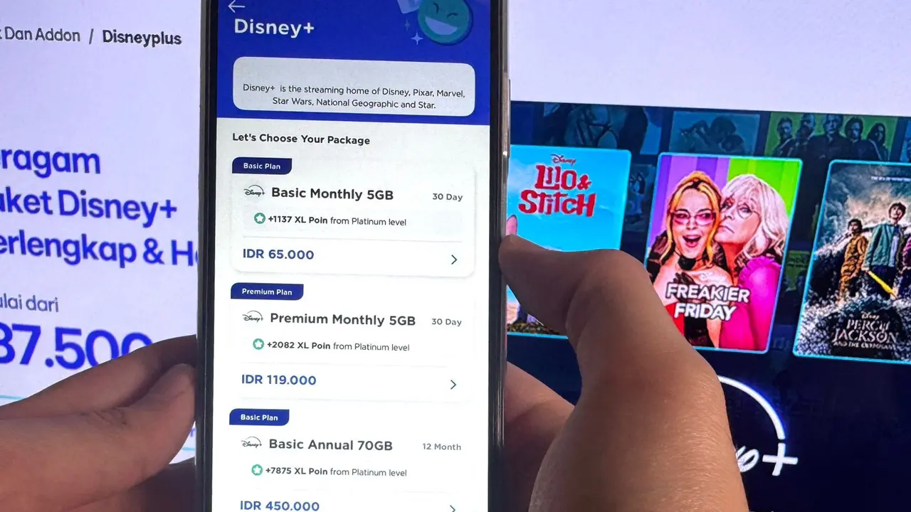 Disney+ di Aplikasi myXL, AxisNet, dan Layanan Satu On