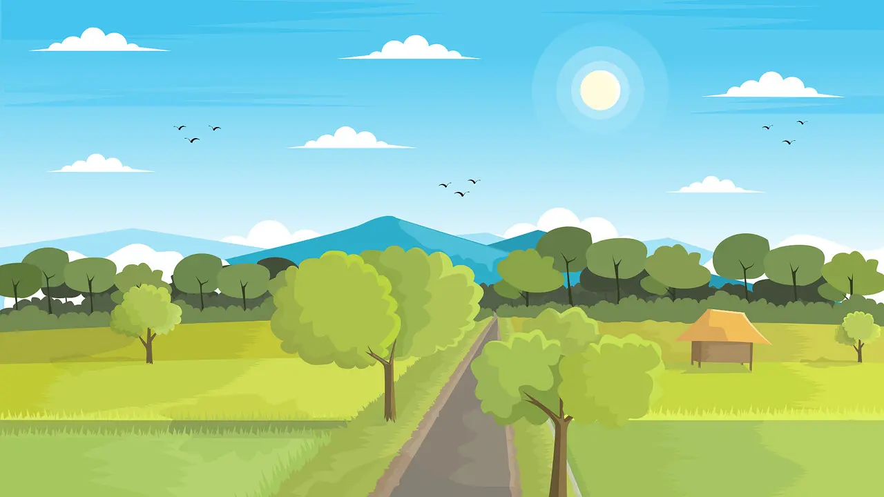 Contoh Gambar Pemandangan Alam (Gambar oleh Iis Nur Siamil dari Pixabay)