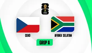 Ilustrasi Ceko vs Afrika Selatan di Piala Dunia 2026. (Dok. Multimedia KLY)