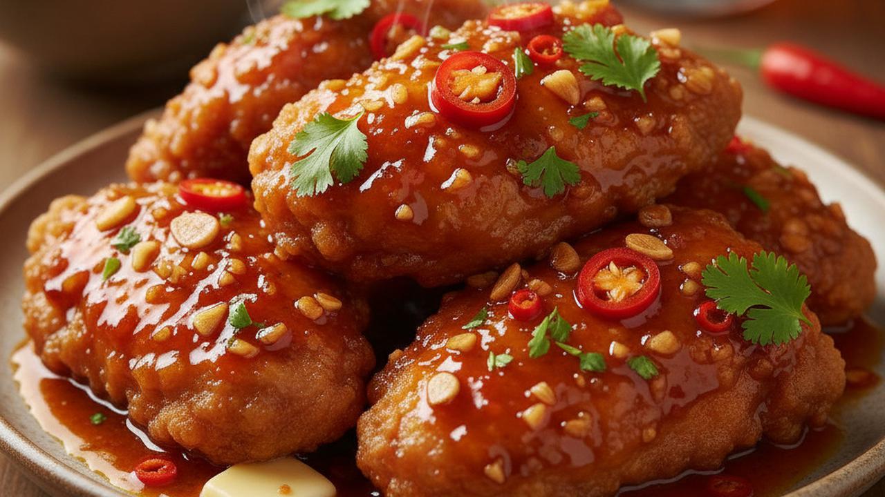 Resep Ayam Goreng Saus Pedas Manis Mentega