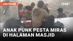 Satpol PP Ciduk Anak-anak Punk yang Gelar Pesta Miras di Kompleks Masjid Agung Syuhada