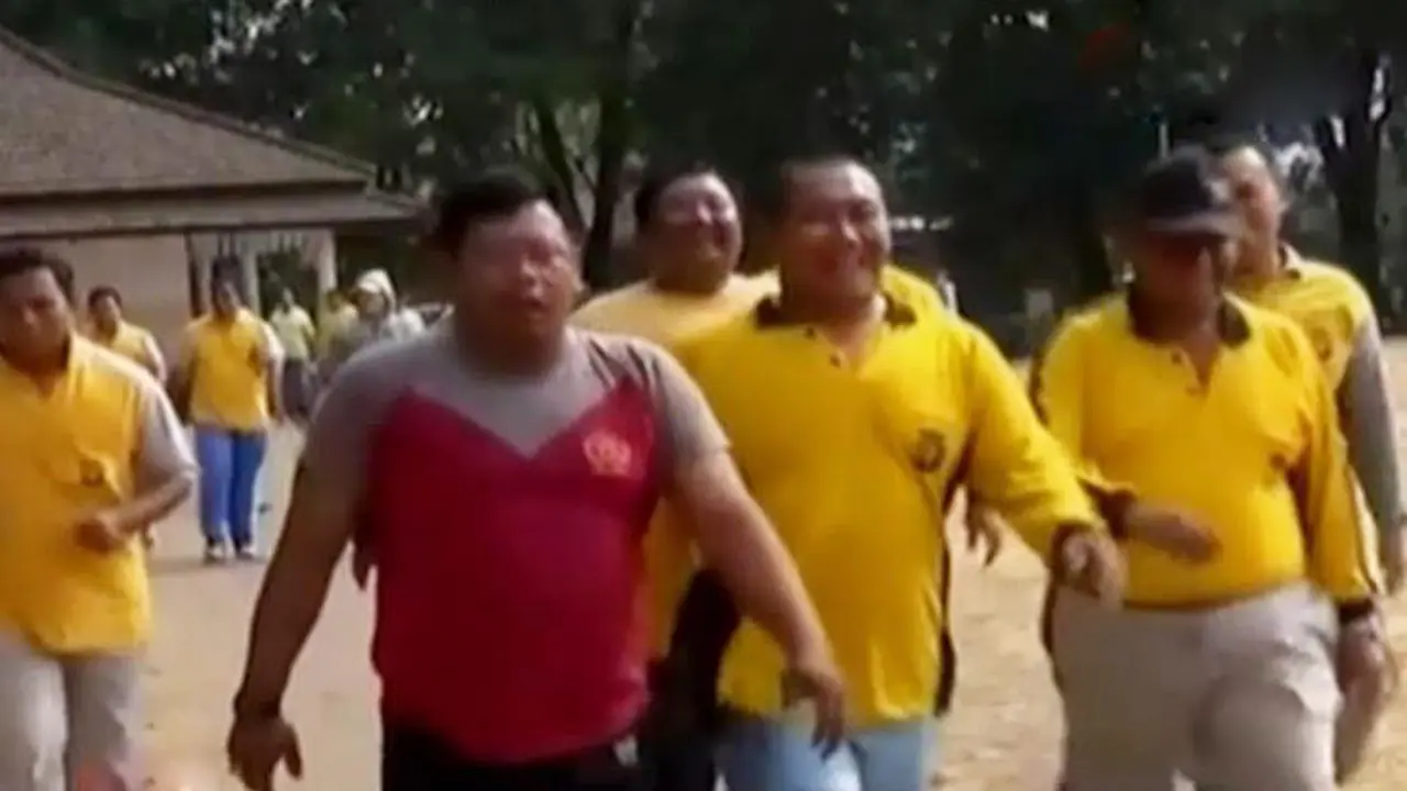 Kapolres Awasi Program Melangsingkan Perut Gendut Polisi
