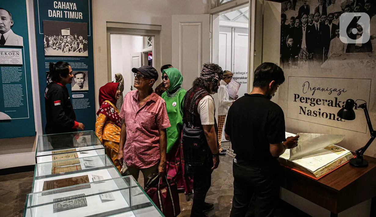 Bangunan yang saat ini menjadi Museum Sumpah Pemuda berdiri sejak tahun 1937 hingga sekarang. (Liputan6.com/Faizal Fanani)