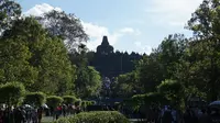 Kawasan Candi Borobudur saat dikunjungi Barack Obama, Rabu (28/6/2017). (Liputan6.com/Fajar Abrori)