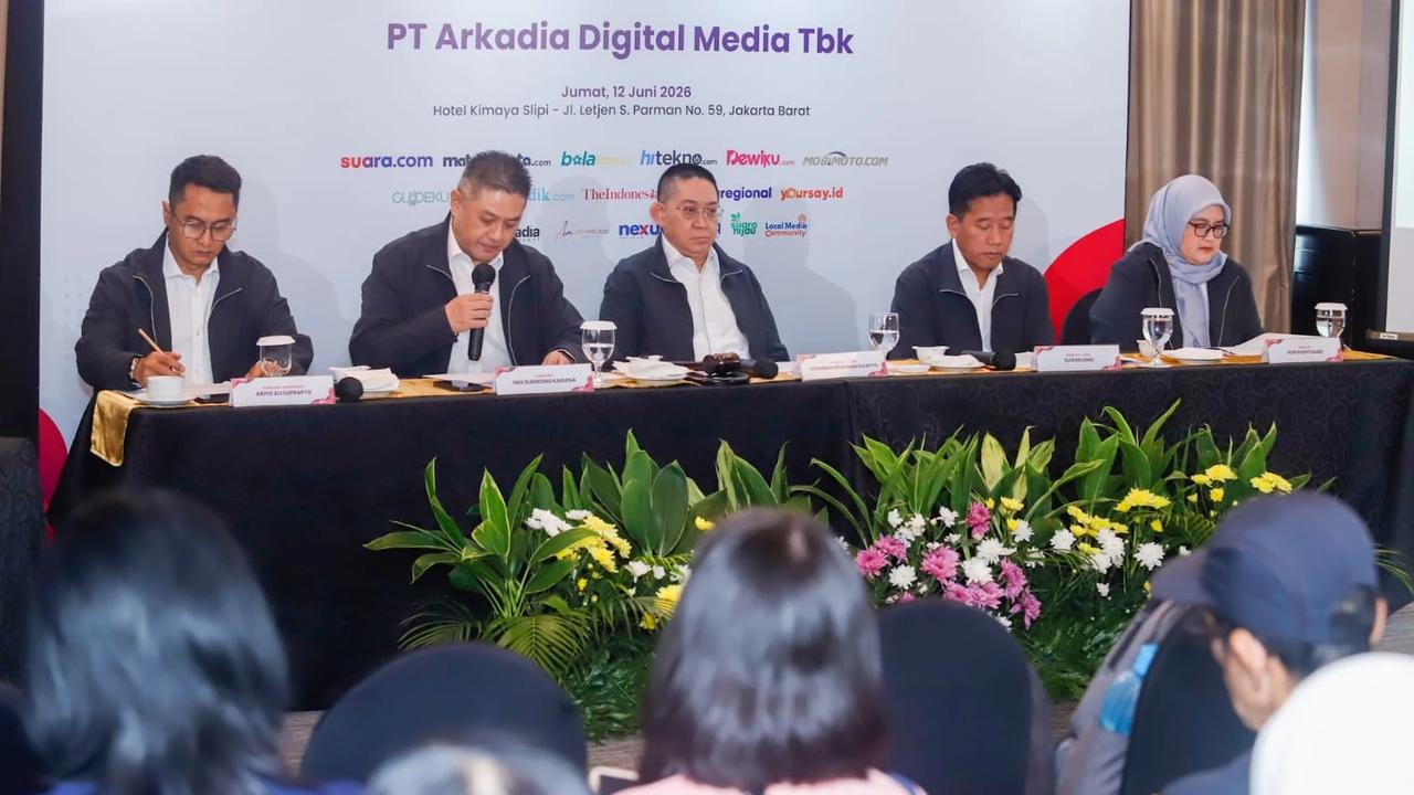FOTO: Arkadia Digital Media Catat Kenaikan Laba Bersih Sepanjang 2025