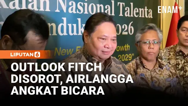 Airlangga Respons Outlook Fitch: Warning Akan Dipelajari Pemerintah
