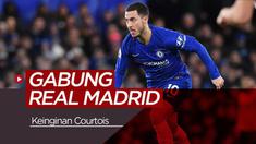 Berita video Thibaut Courtois sangat ingin kembali bermain bersama Eden Hazard di Real Madrid.