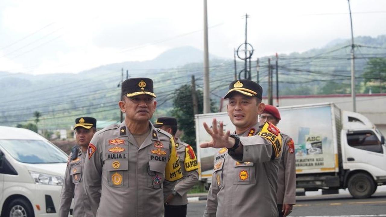 Polri Periksa Kesiapan Pos Gadog dan Gunung Mas Jelang Lebaran, Pastikan Keamanan Arus Mudik Puncak