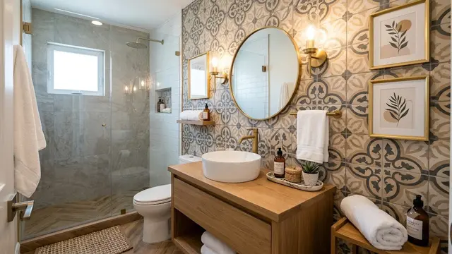 Inspirasi Kamar Mandi Kecil ala Hotel/AI Generated